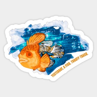 Ocean Pollution Sticker